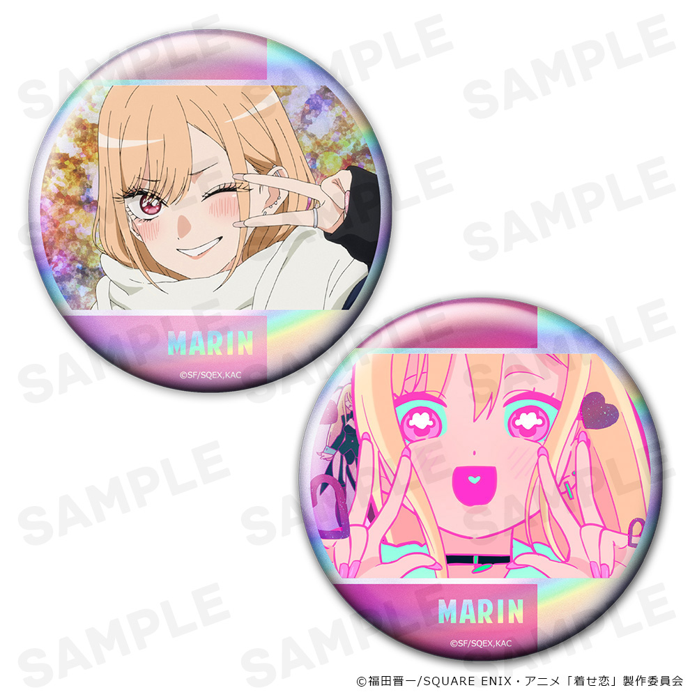 【アズメーカー】その着せ替え人形は恋をする Season2 ホログラム缶バッジ2個セット 喜多川海夢 vol.2