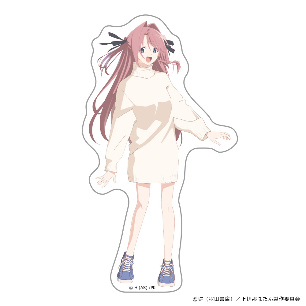 【アズメーカー】上伊那ぼたん、酔へる姿は百合の花 ダイカットステッカー 上伊那ぼたん