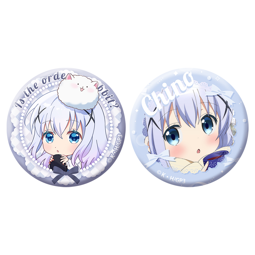 【AGW】ご注文はうさぎですか？ 「チノ」缶バッジセット