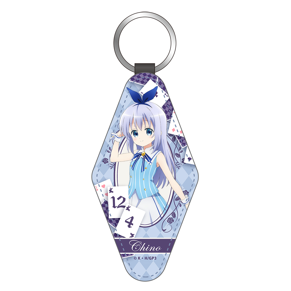 【AGW】ご注文はうさぎですか？ 「チノ」レザーキーホルダー