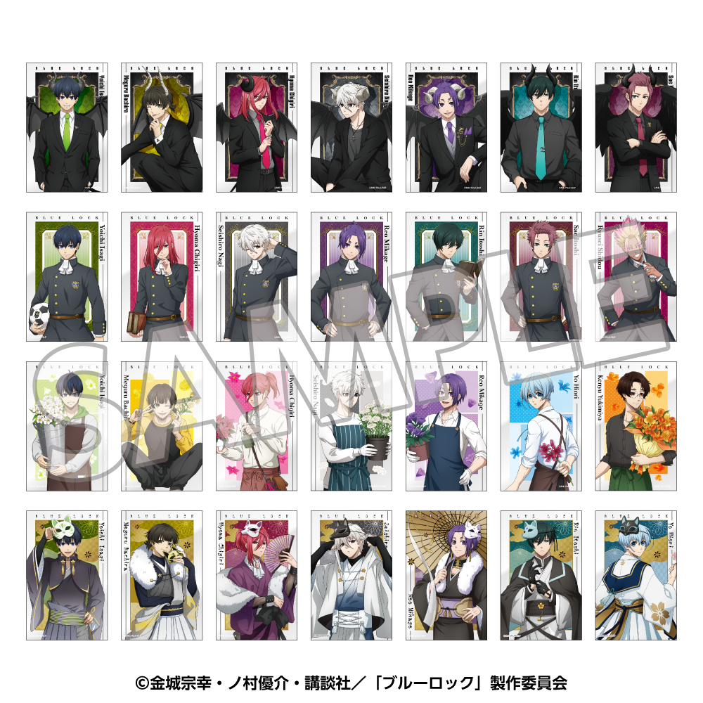 【YTE】ブルーロック トレーディングクリアカード(1パック3枚入り) vol2 メモリアル 1BOX入数：10
