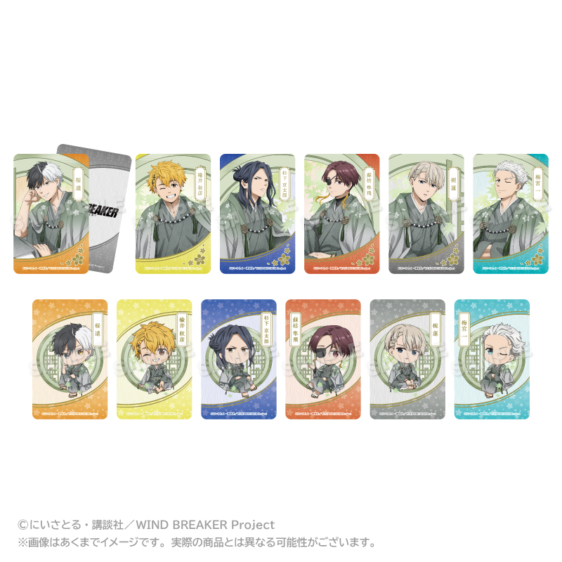 【ステラノーツ】WIND BREAKER トレーディングホログラムカード 丸窓ver. 1BOX入数：12