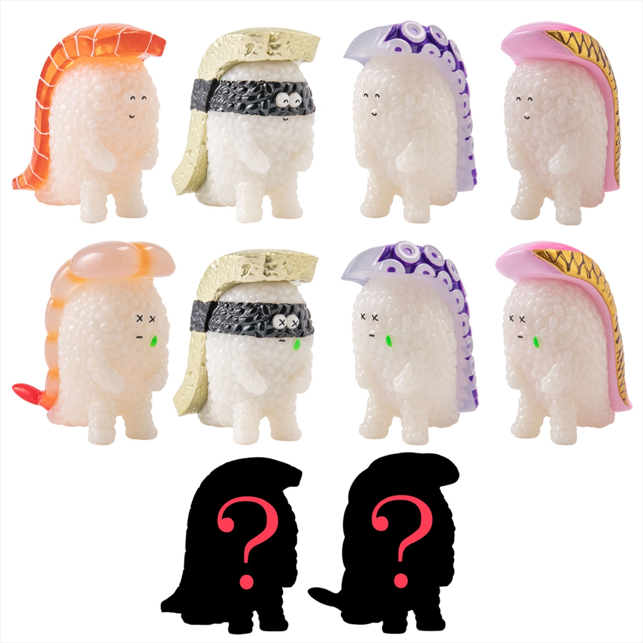 【千値練】寿司怪獣 スシエルエー フィギュアコレクション5 HAPPY SMILE ＆ DEEP SADNESS 1BOX入数：8
