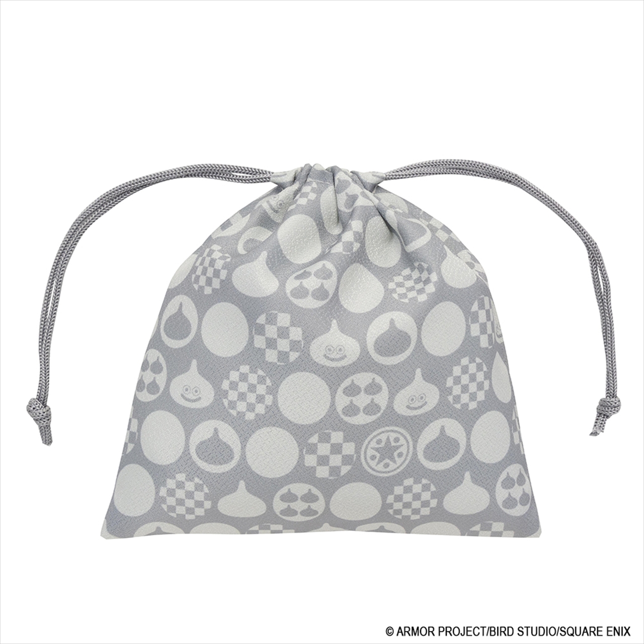 【スクウェア・エニックス】スマイルスライム 和シリーズ 巾着 ＜グレー＞