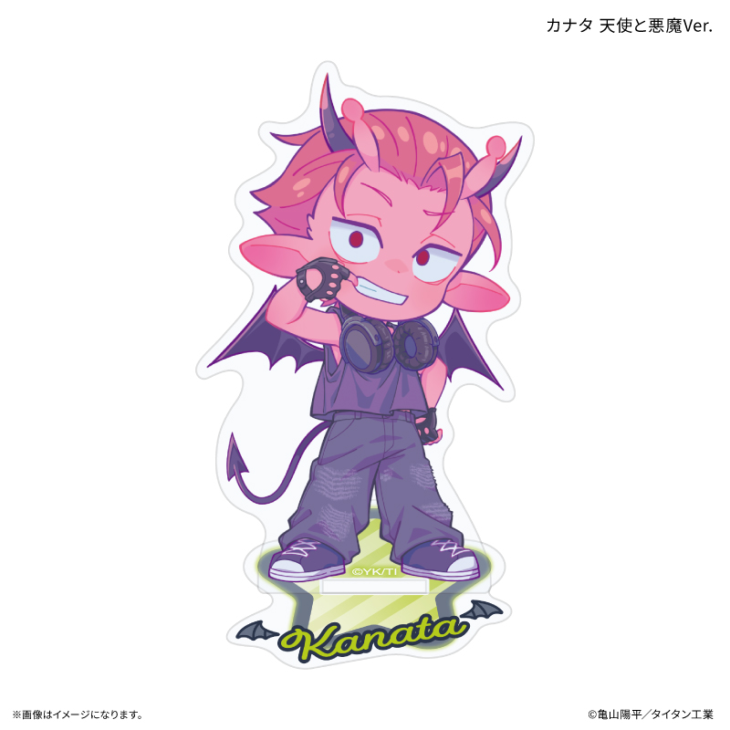 【カルチュア・エンタテインメント】『銀河特急 ミルキー☆サブウェイ』 ミニアクリルスタンド カナタ 天使と悪魔Ver.