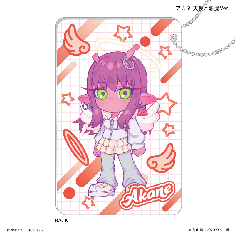 【カルチュア・エンタテインメント】『銀河特急 ミルキー☆サブウェイ』 スライドカードケース アカネ 天使と悪魔Ver.
