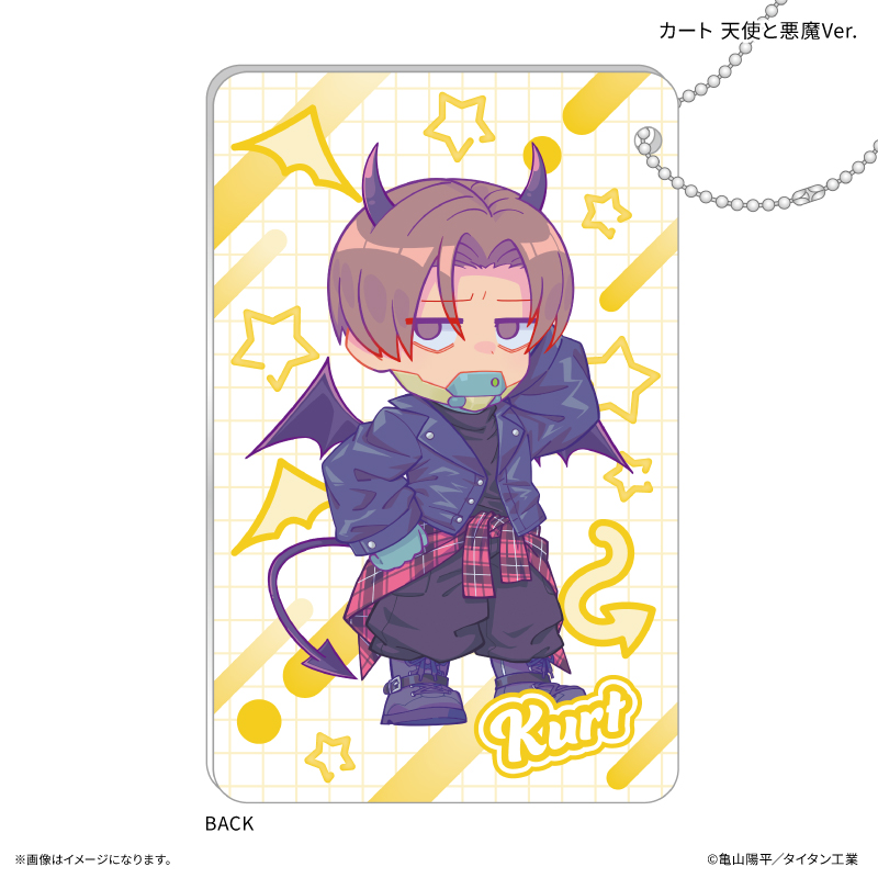 【カルチュア・エンタテインメント】『銀河特急 ミルキー☆サブウェイ』 スライドカードケース カート 天使と悪魔Ver.