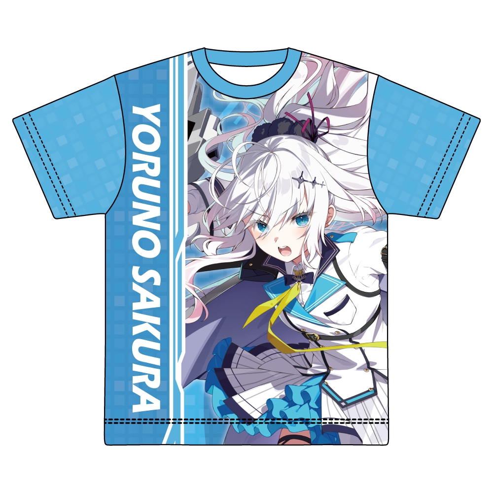 【みどびよ！】ディメンション凸ラバース！！ フルグラフィックTシャツ 夜乃桜
