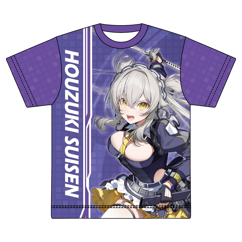 【みどびよ！】ディメンション凸ラバース！！ フルグラフィックTシャツ 崩月水仙