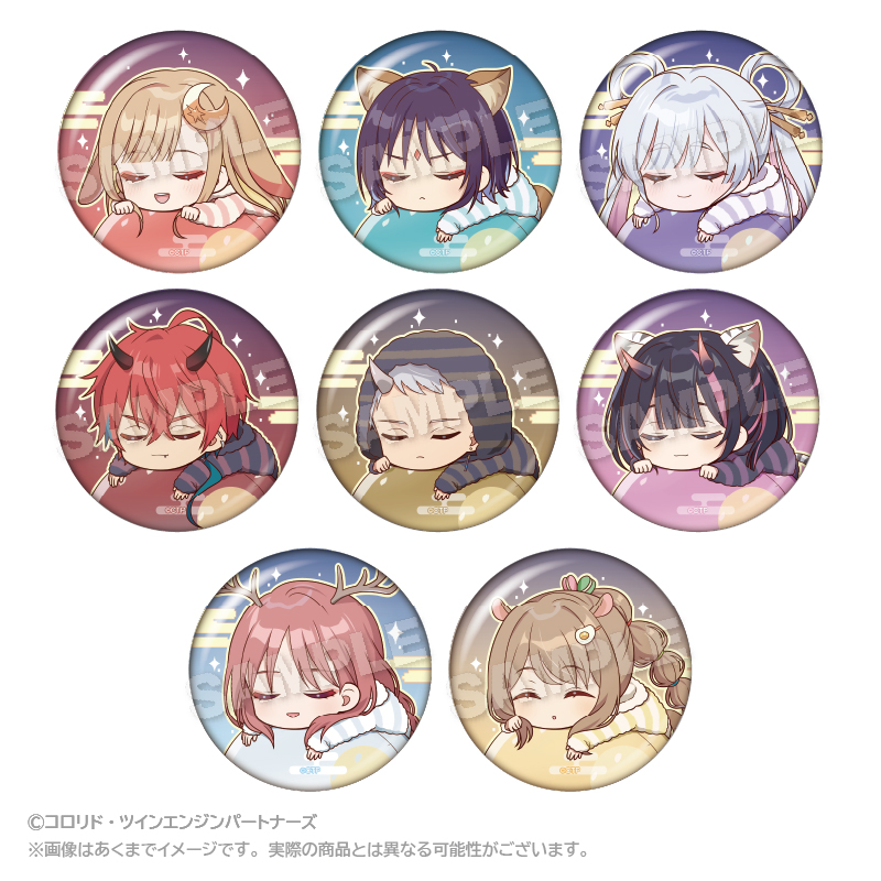 【ステラノーツ】超かぐや姫！ ふわみんトレーディング缶バッジ 1BOX入数：8