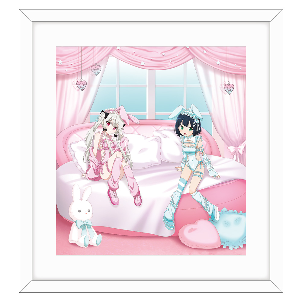 【カーテン魂】となりの吸血鬼さん 描き下ろし複製原画(ソフィー＆灯/ゆめいろバニー)