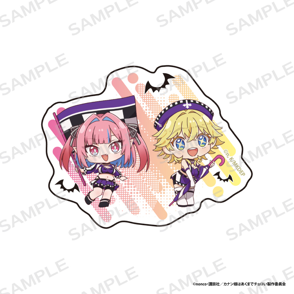 【アイライツ】「カナン様はあくまでチョロい」ダイカットステッカー【カナン＆ジャンヌ】
