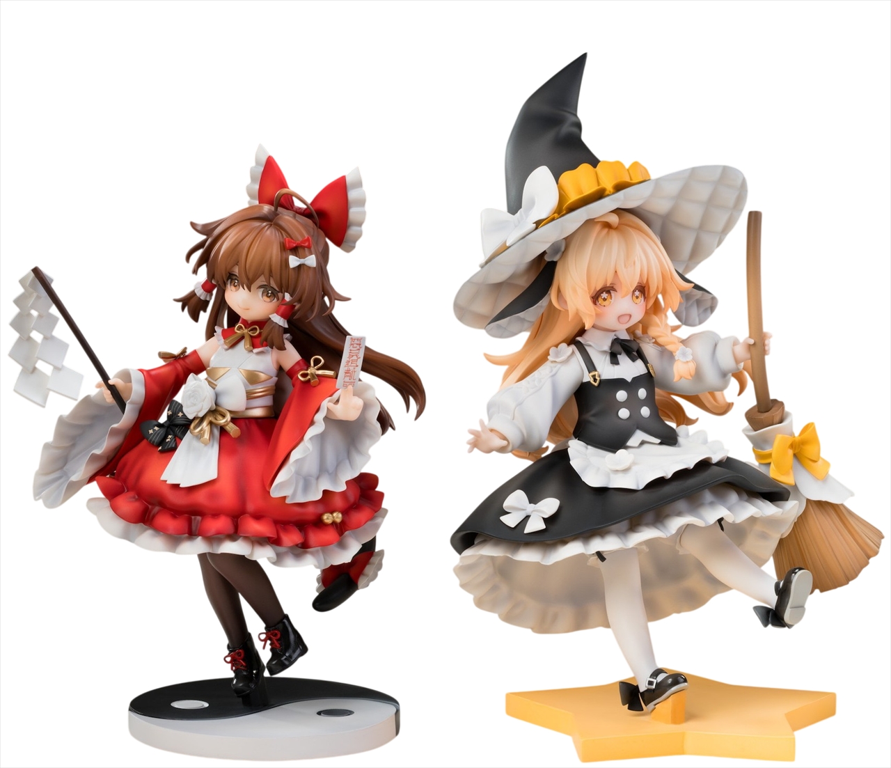 【あみあみ×Reverse Studio】Reverse 手のひら精霊 東方Project 博麗霊夢＆霧雨魔理沙 完成品フィギュア