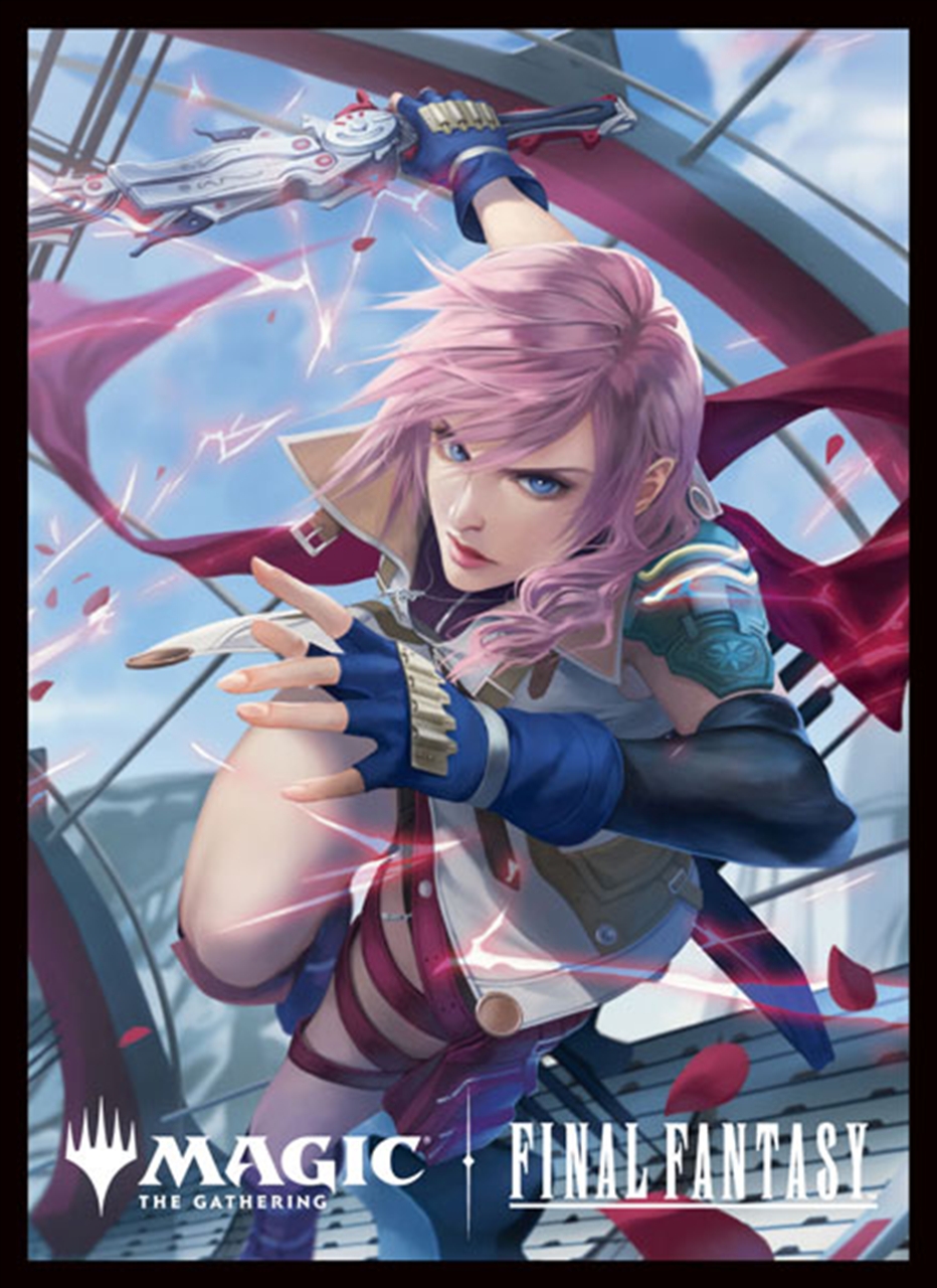 【エンスカイ】『マジック：ザ・ギャザリング--FINAL FANTASY』 プレイヤーズカードスリーブMFS-81《シーンドライブ、ライトニング》