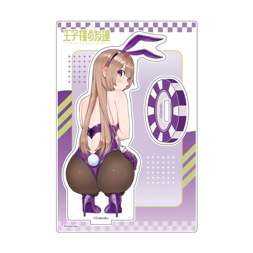 【カーテン魂】王子様の友達 アクリルスタンド(瑠璃川紫津/バニー)
