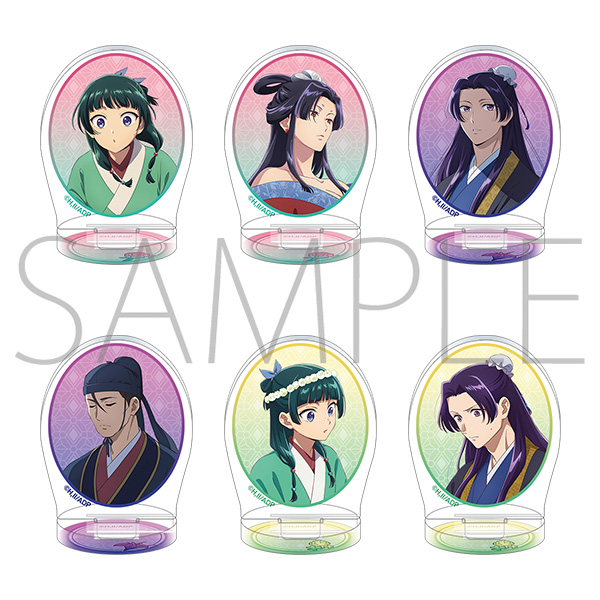 【ムービック】薬屋のひとりごと ちゅあスタ ミニチュアアクリルスタンドコレクション/牡丹、花菖蒲、シロツメクサ 1BOX入数：6