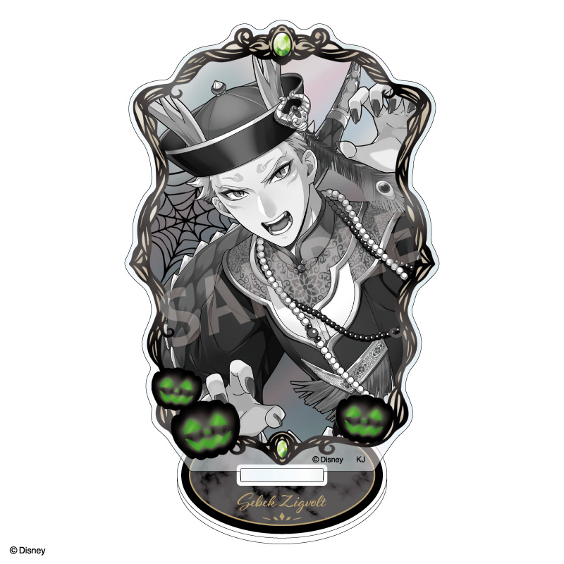 【カミオジャパン】ディズニー ツイステッドワンダーランド オーロラアクリルスタンド セベク・ジグボルト/スケアリー・ドレスver.(モノクローム)