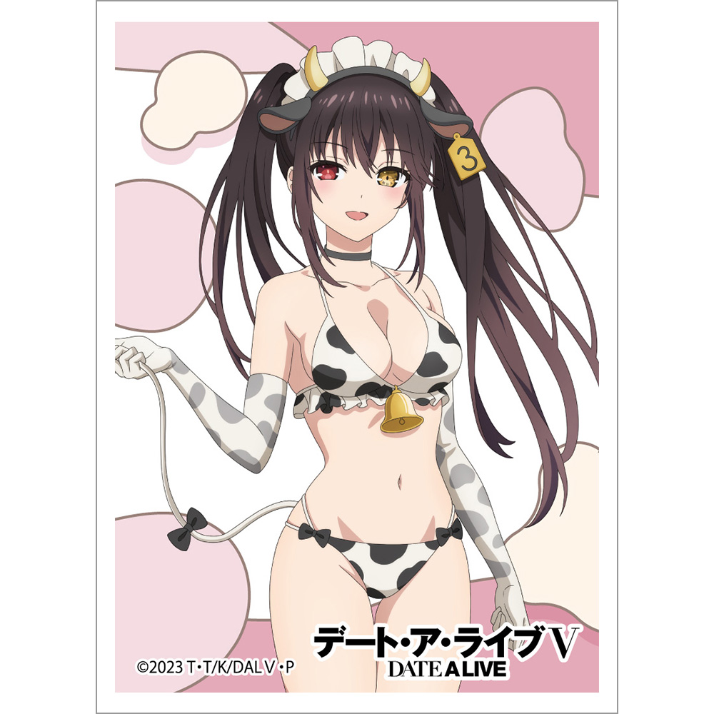 【カーテン魂】デート・ア・ライブV 描き下ろしスリーブ(時崎狂三/牛柄水着)