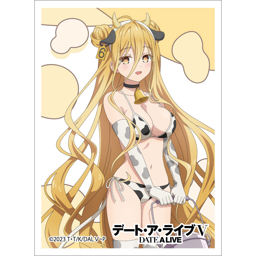 【カーテン魂】デート・ア・ライブV 描き下ろしスリーブ(星宮六喰/牛柄水着)