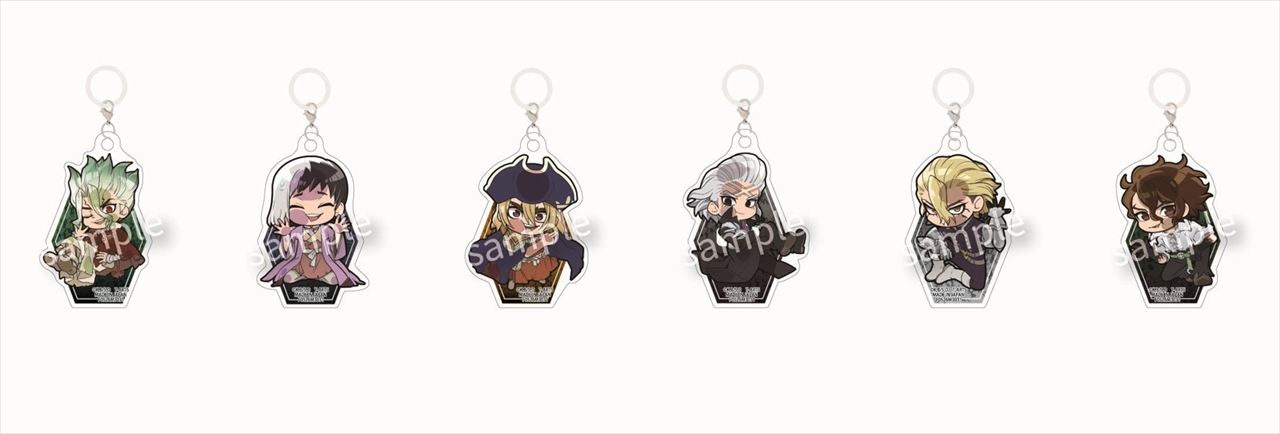 【タカラトミーアーツ】ぴた！でふぉめDr.STONEトレーディングアクリルチャーム 1BOX入数：6