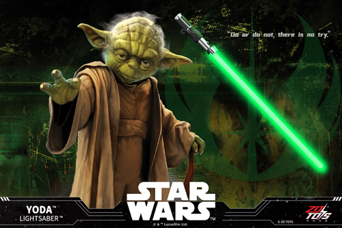 【ZD toys】「スター・ウォーズ」ライトセーバー 4 ヨーダ (緑)