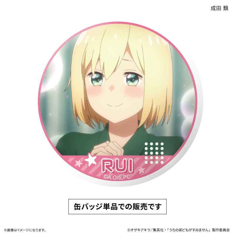 【カルチュア・エンタテインメント】うちの弟どもがすみません だけ缶シングル 成田 類だけ缶バッジ(1個)
