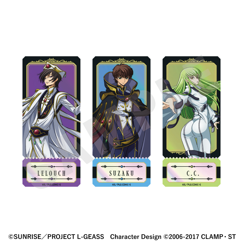 【coly】コードギアス 反逆のルルーシュ オーロラステッカーセット (B)