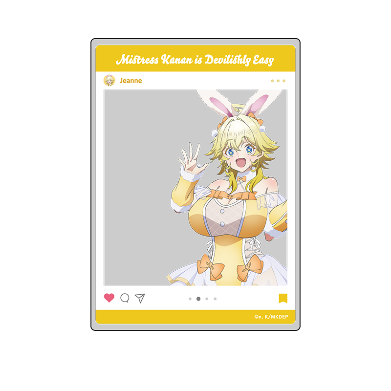 【ペンギンパレード】カナン様はあくまでチョロい 描き下ろしSNS風クリアカード ジャンヌ