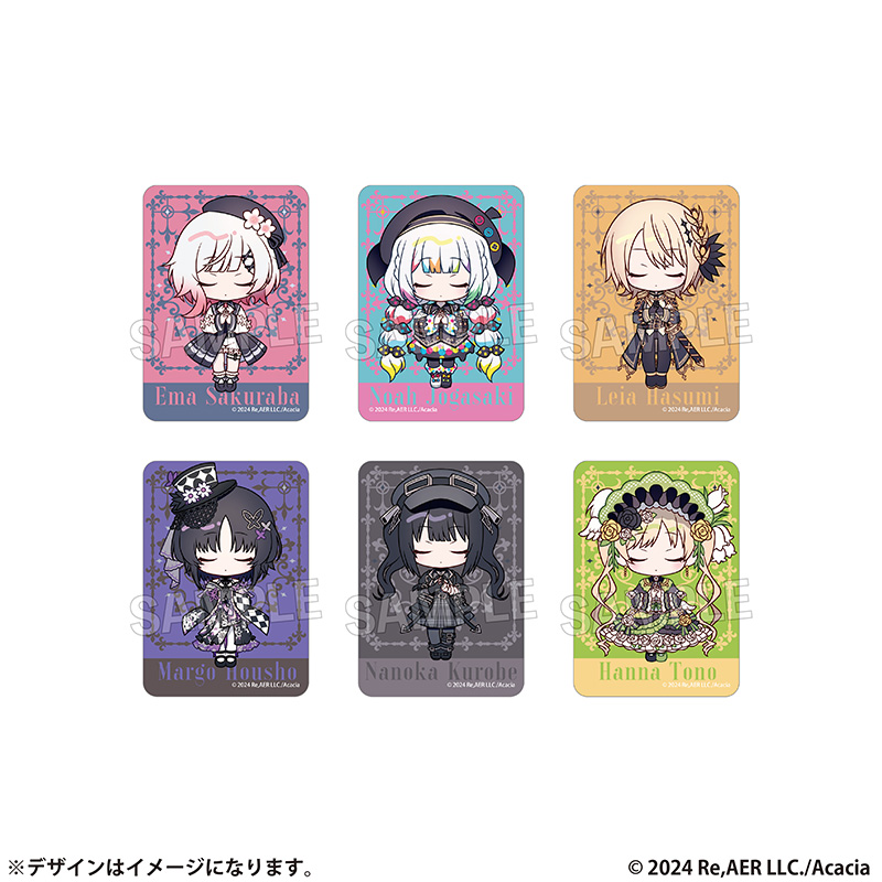 【PROOF】魔法少女ノ魔女裁判 トレーディングちびキャラステッカー ver.A【全6種】(単品)【再販】