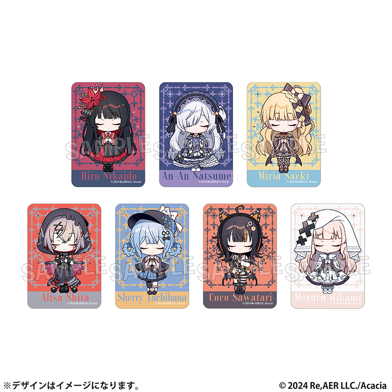 【PROOF】魔法少女ノ魔女裁判 トレーディングちびキャラステッカー ver.B【全7種】(単品)【再販】