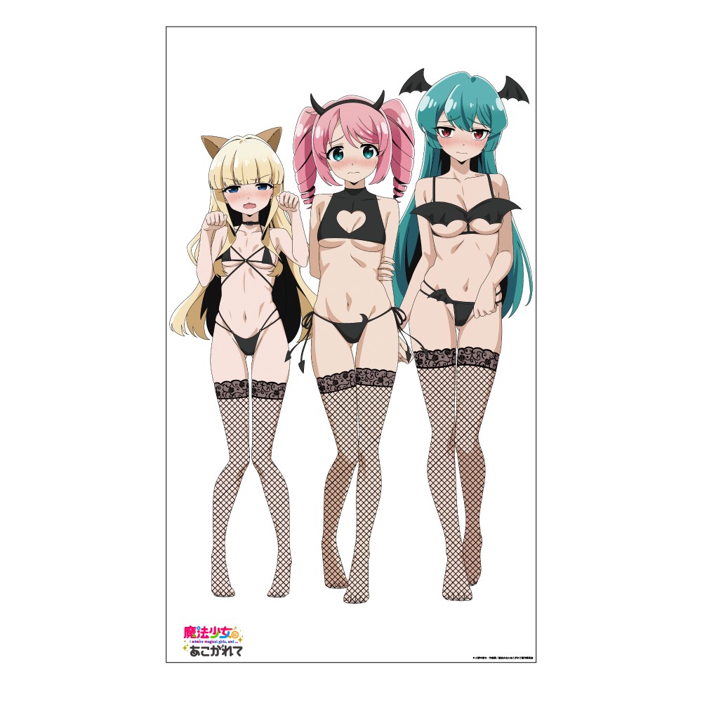 【フォーカス】魔法少女にあこがれて ベッドシーツ トレスマジア(サキュバスver)