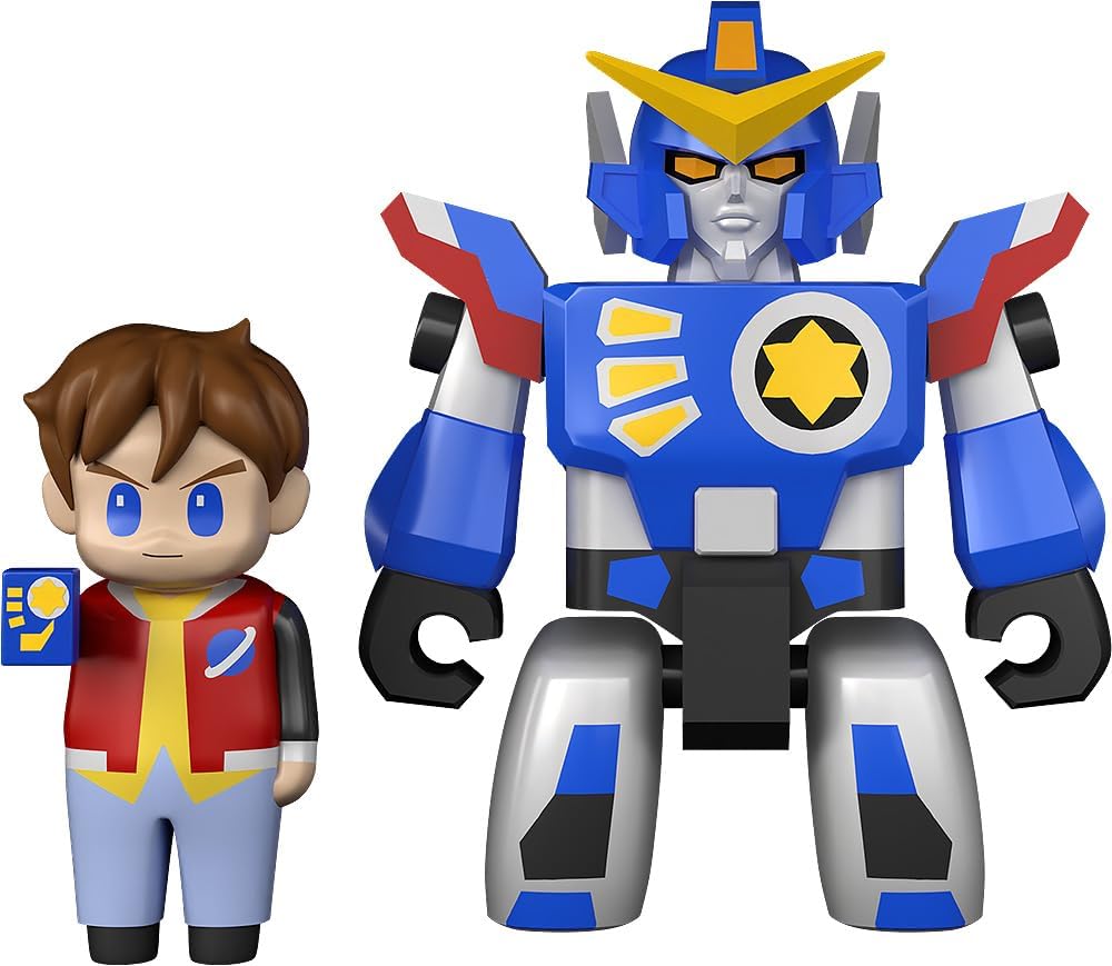 【グッドスマイルカンパニー】BRICKROID 伝説の勇者ダ・ガーン ダ・ガーン＆高杉星史セット