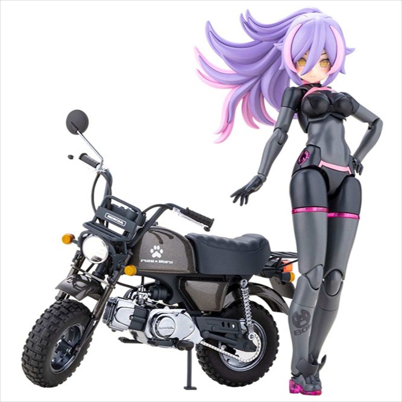 【コトブキヤ】メガミデバイス PUNI☆MOFU レーシングラン with Honda Z50J ゴリラ