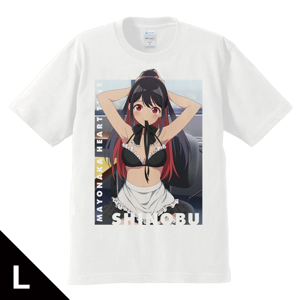 【アズメーカー】真夜中ハートチューン Tシャツ 雨月しのぶ 水着ver. Lサイズ
