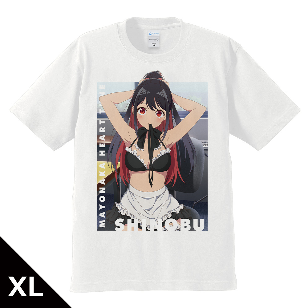 【アズメーカー】真夜中ハートチューン Tシャツ 雨月しのぶ 水着ver. XLサイズ