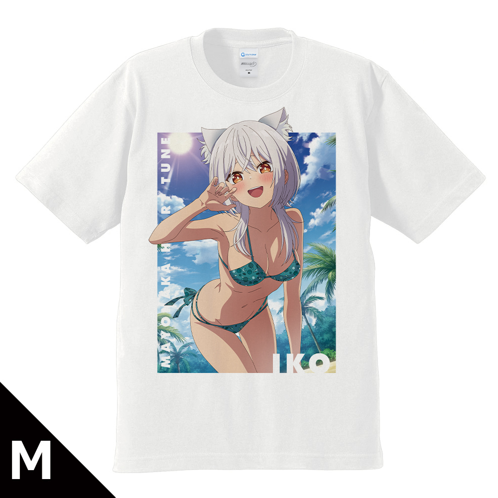 【アズメーカー】真夜中ハートチューン Tシャツ 霧乃イコ 水着ver. Mサイズ