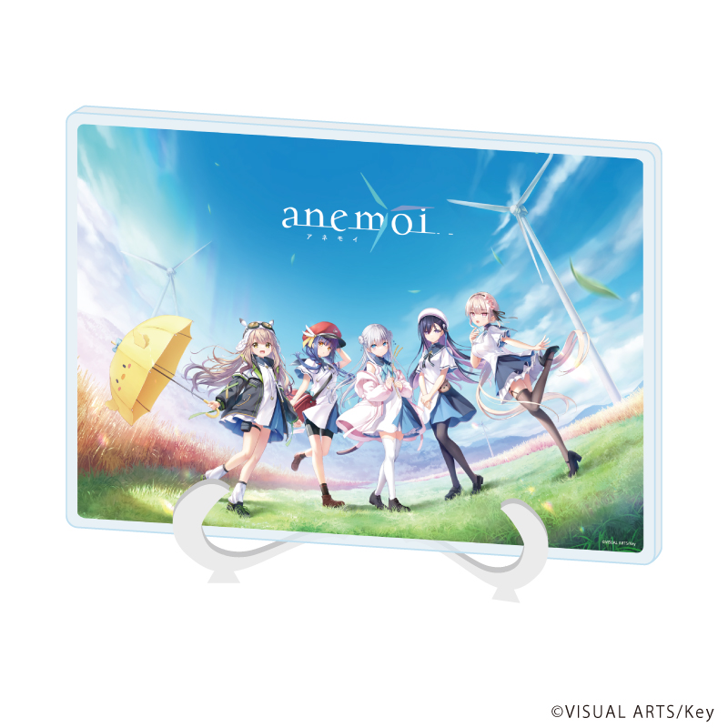 【A3】アクリルアートボード(A5サイズ)「anemoi -アネモイ-」01/集合デザイン(公式イラスト)