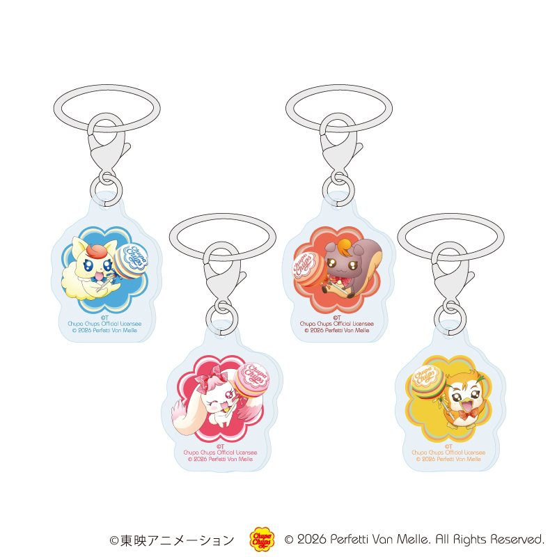 【A3】アクリルチャーム「Yes！プリキュア5GoGo！×チュッパチャプス」01/ブラインド(全4種) 1BOX入数：4