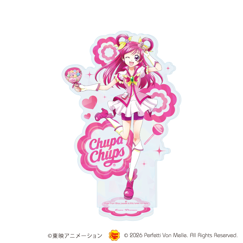 【A3】ホログラムアクリルスタンド「Yes！プリキュア5GoGo！×チュッパチャプス」01/キュアドリーム