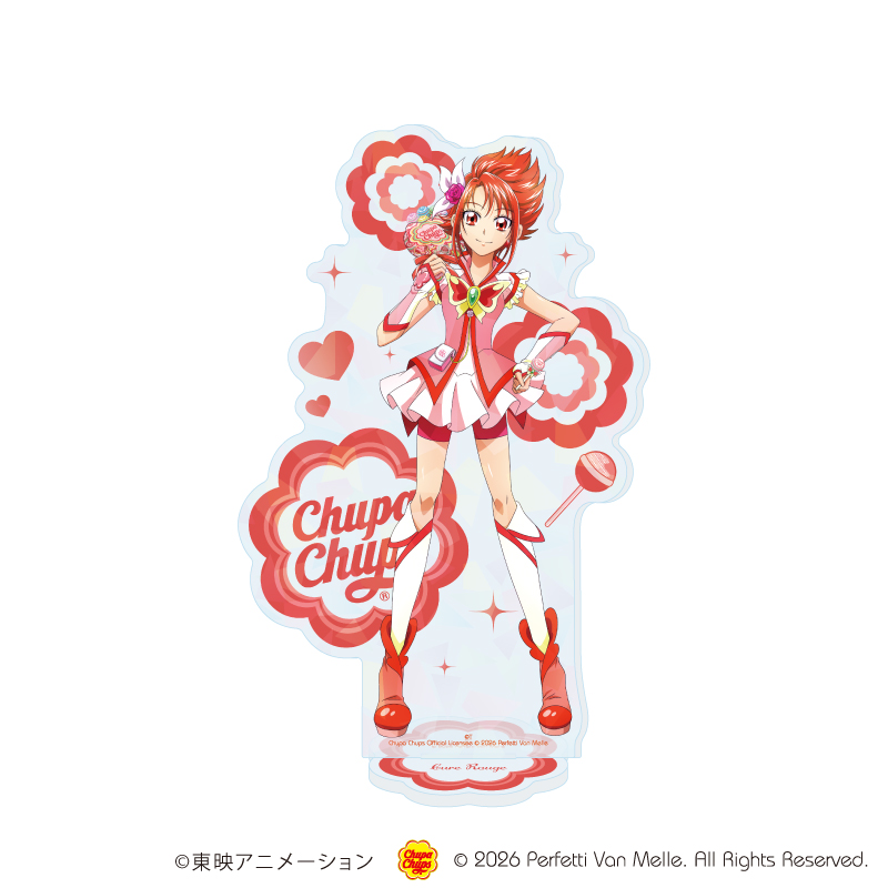 【A3】ホログラムアクリルスタンド「Yes！プリキュア5GoGo！×チュッパチャプス」02/キュアルージュ