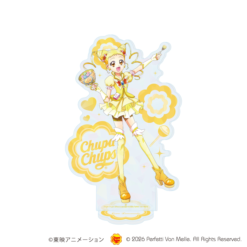 【A3】ホログラムアクリルスタンド「Yes！プリキュア5GoGo！×チュッパチャプス」03/キュアレモネード