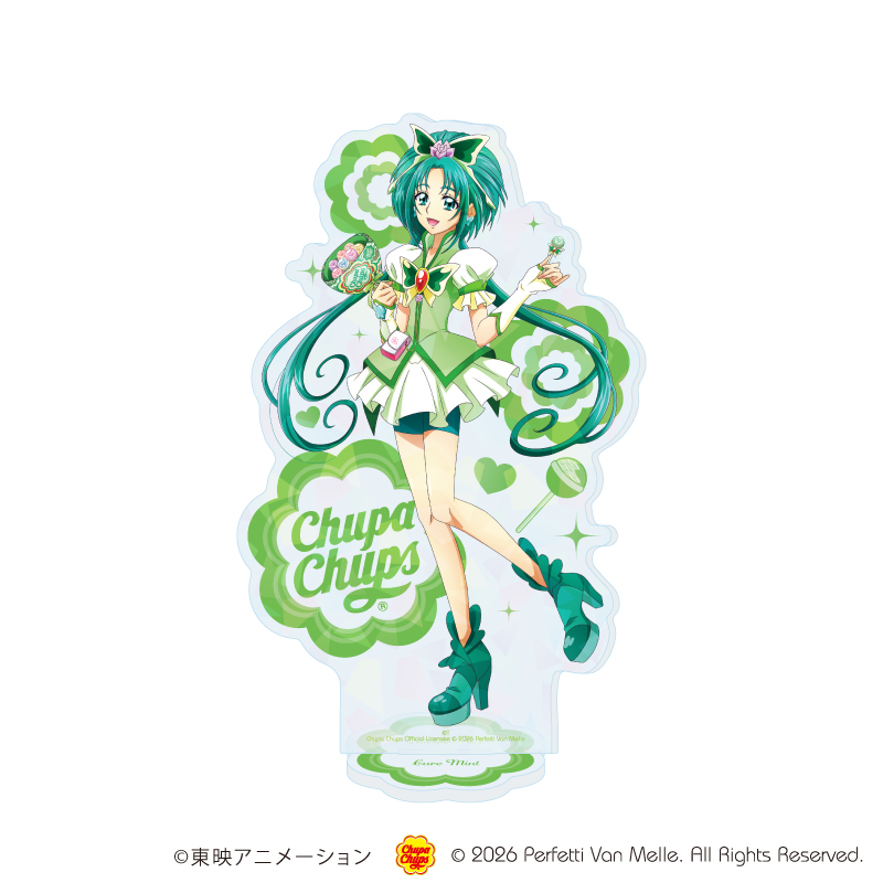 【A3】ホログラムアクリルスタンド「Yes！プリキュア5GoGo！×チュッパチャプス」04/キュアミント