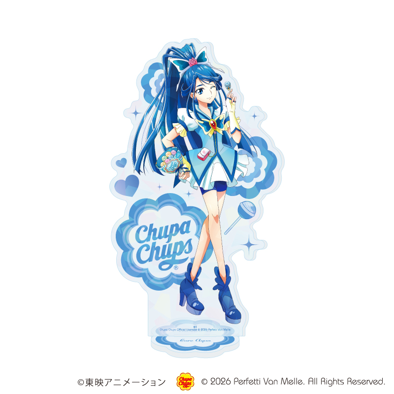 【A3】ホログラムアクリルスタンド「Yes！プリキュア5GoGo！×チュッパチャプス」05/キュアアクア
