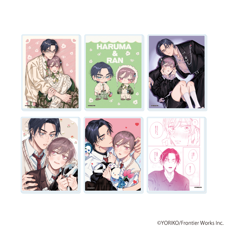 【A3】アクリルカード「まるごとぜんぶに恋してよ」01/ブラインド(全6種)(既存＆描き下ろしイラスト) 1BOX入数：6