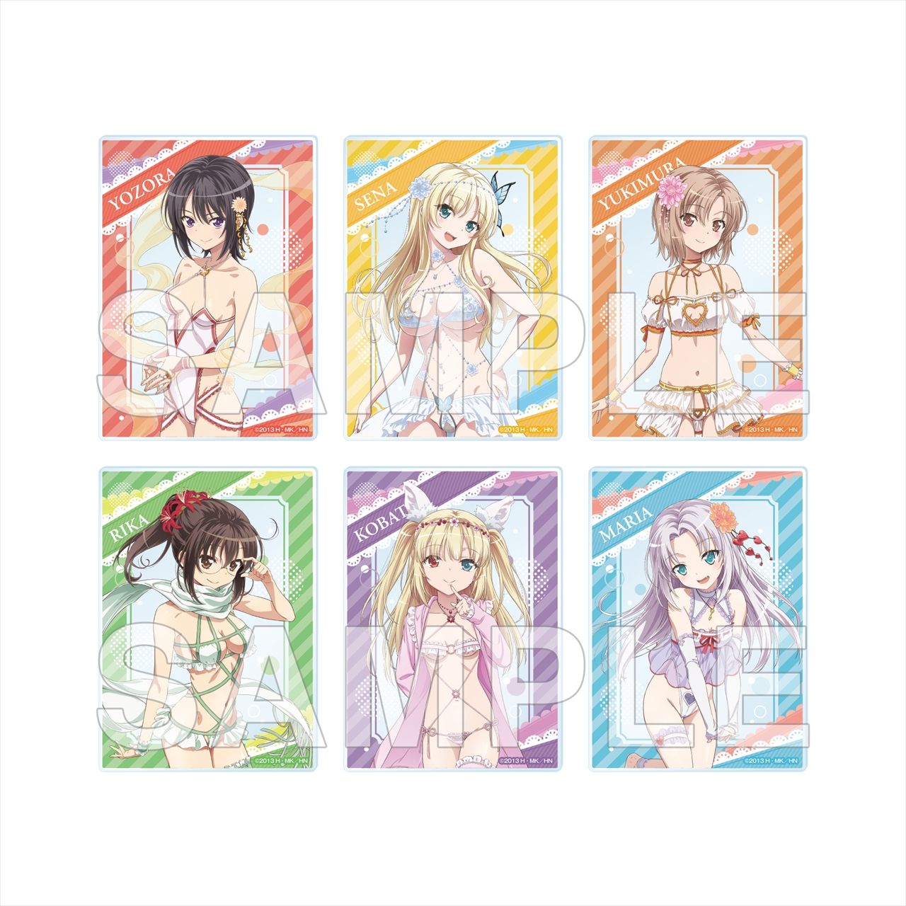 【KADOKAWA】僕は友達が少ない トレーディングアクリルカード Anime 15th anniversary 1BOX入数：6