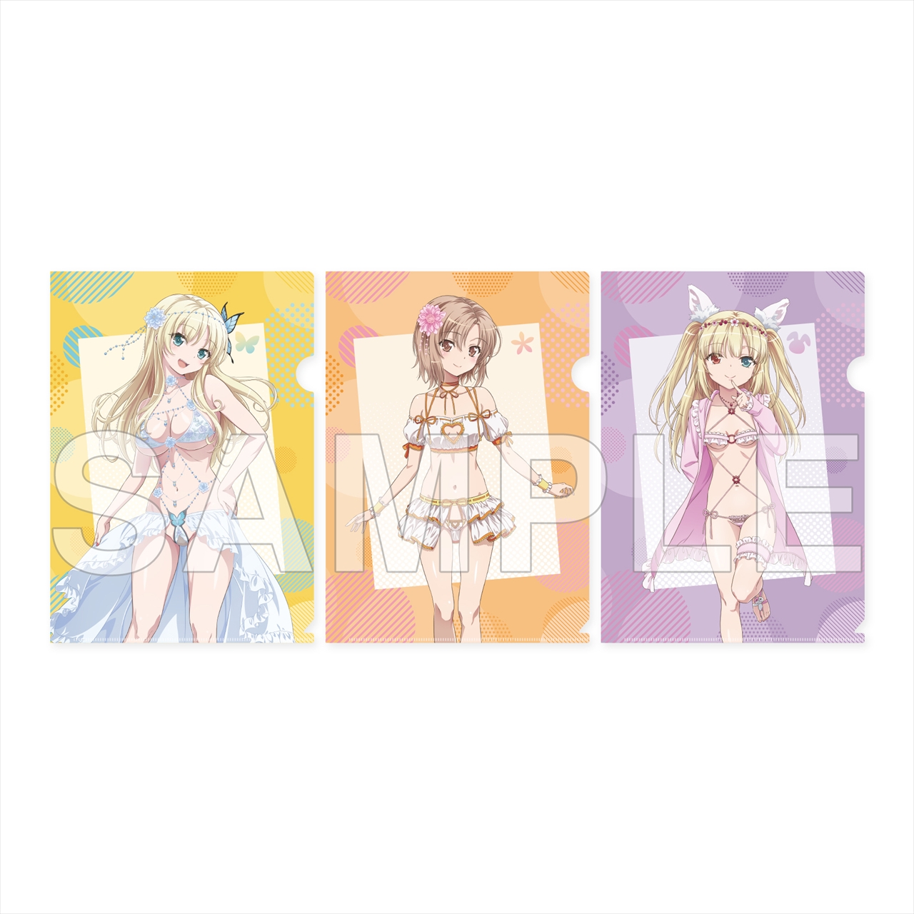 【KADOKAWA】僕は友達が少ない クリアファイルセット Anime 15th anniversary 星奈・幸村・小鳩