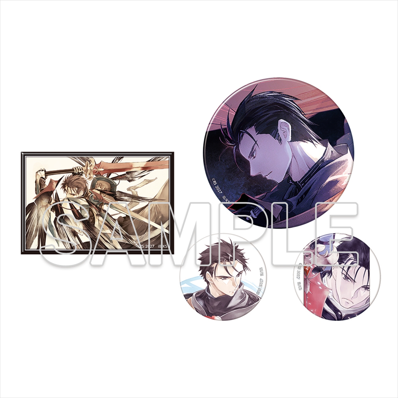 【KADOKAWA】『ウィザーズ・ブレイン』25周年記念 缶バッジセット 黒沢 祐一