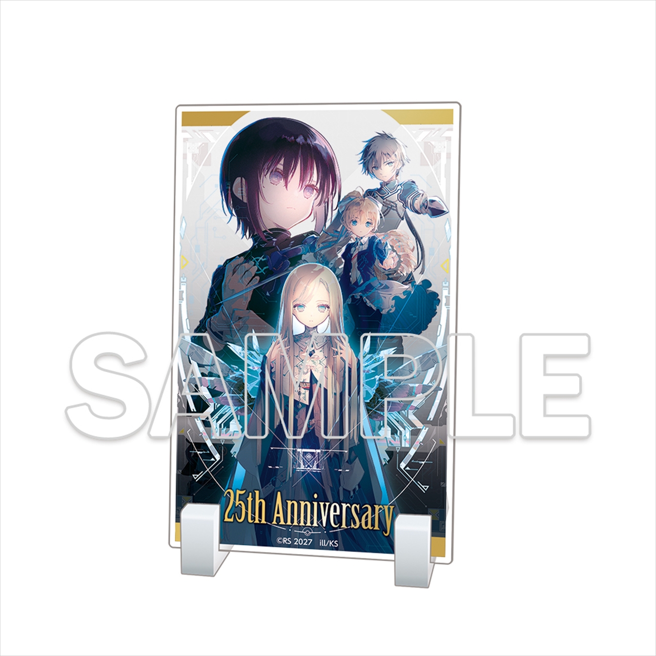 【KADOKAWA】『ウィザーズ・ブレイン』25周年記念 箔押しアクリルプレート
