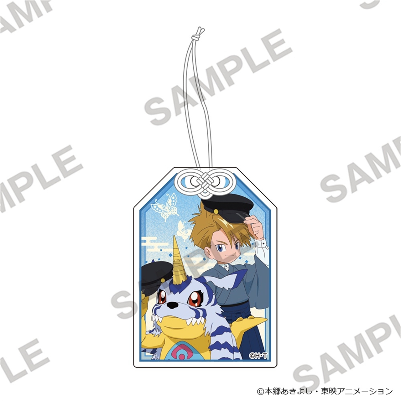 【KADOKAWA】デジモンアドベンチャー アクリルお守りキーホルダー 石田ヤマト＆ガブモン