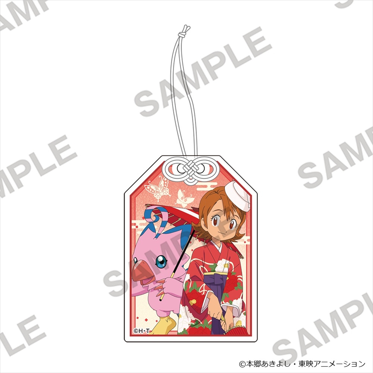【KADOKAWA】デジモンアドベンチャー アクリルお守りキーホルダー 武之内空＆ピヨモン